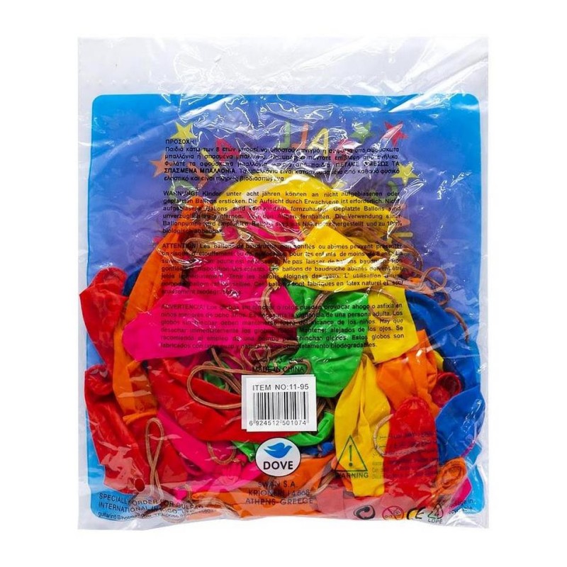 Набір повітряних кульок "Кавун" COLOR-IT 11-95, 50 штук