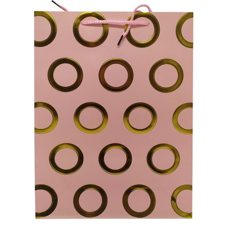 Подарунковий пакет 2371L, 40 х 30 х 0,1 Рожевий