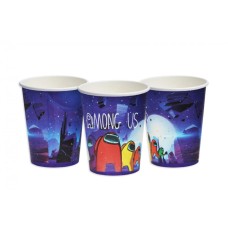 Набір паперових склянок "Among us" 7036-0064, 10 шт