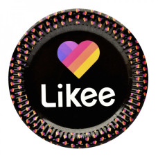 Набір паперових тарілок "Соцмережі" 7038-0007, 10 шт