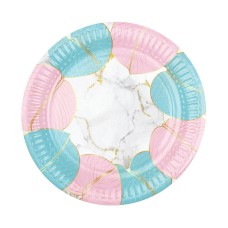 Набір паперових тарілок "Мармур" 7038-0077, 10 шт