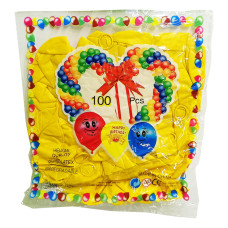 Повітряні Кулі "Пастель" 11-7 жовтий 100 штук