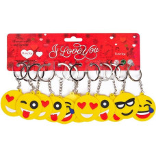 Набір гумових брелоків "Смайл-емоції" 2-130 12 штук