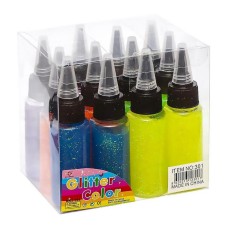 Клей із блискітками COLOR-IT 301SP, 30мл 6 кольорів