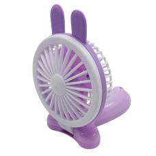 Вентилятор ручной портативный «Зайка» VNTR-002-3 Фиолетовый