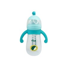 Пляшечка пластикова з силіконовими ручками MGZ-0200(Turquoise) 260 мл