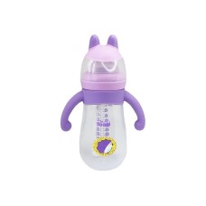 Пляшечка пластикова з силіконовими ручками MGZ-0200(Violet) 260 мл