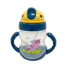 Пляшечка пластикова з ручкамиз MGZ-0322(Blue) 250 мл