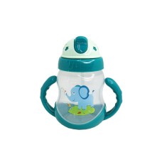 Пляшечка пластикова з ручкамиз MGZ-0322(Green) 250 мл