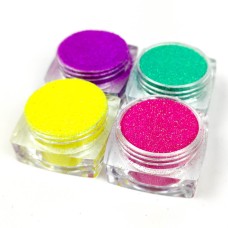Набор глиттера для биотату «Радужный №5» glitter-set-4x-5, 4 цвета