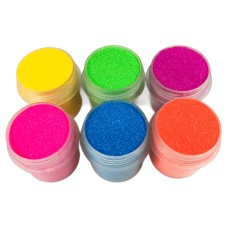 Набор глиттера большой для биотатата №3 glitter-set-big-6x-3, 6 шт по 12 мл