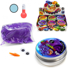 Жуйка для рук "Chameleon Gum" GUM-01-01UС в металевій коробочці  Фіолетово-блакитний