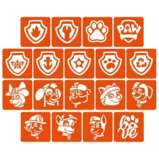 Набор трафаретов для био-папы "Щенячий патруль" paw-patrul_5x5_18_1