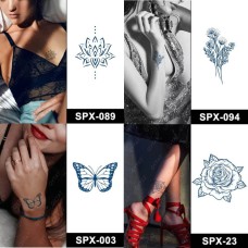 Набор из 4 долгосрочных тату "Красота природы" SPX-set-04,5х5 см