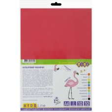 Набор цветного фоамирана ZB.1835 А4, 10 цветов 2 мм.