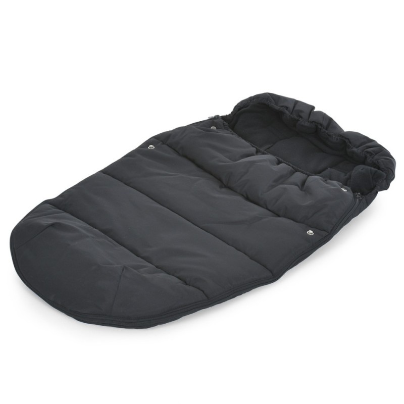 Конверт у коляску ME 1131 Footmuff Plus Black 100 х 53 см, застібки-блискавки