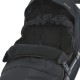 Конверт у коляску ME 1131 Footmuff Plus Black 100 х 53 см, застібки-блискавки