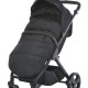 Конверт у коляску ME 1131 Footmuff Plus Black 100 х 53 см, застібки-блискавки