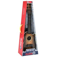 Дитяча гітара Fan Wingda Toys 898-28TB 55 см 6 струн, медіатор, темно-коричневий
