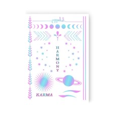 Набор временных татуировок "Harmony mood" LB-186 голограмма