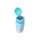 Термос-поїльник з силіконовою трубочкою MGZ-0318(Blue) чашкою, в чохлі з ремінцем, 550 мл