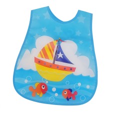 Слюнявчик детский клеенчатый MGZ-0605-10 на липучке