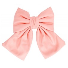 Детская зацепка-бант 0901-191-11 эко-кожа, розовый