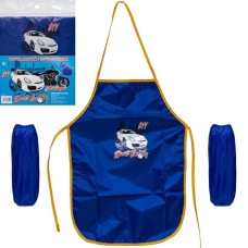 Фартух дитячий з нарукавниками для хлопчиків CR5520(Dark-Blue) 54х37 см (80433)