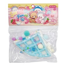 Антистрес Сквіш "М'які Віденські вафлі" SKWT-205(Blue) трикутні