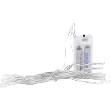 Гирлянда "Ниточка" RJ-06 на 2-х батарейках 30 лампочек 4 метра, мультицвет