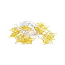 Гирлянда электрическая LED "Золотая Звезда" RJ-13 желтый цвет 10 лампочек 2 метра