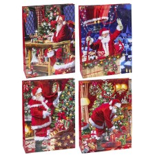 Подарочный пакет "Новый Год" 151-3 в ассортименте 32х44х11 см