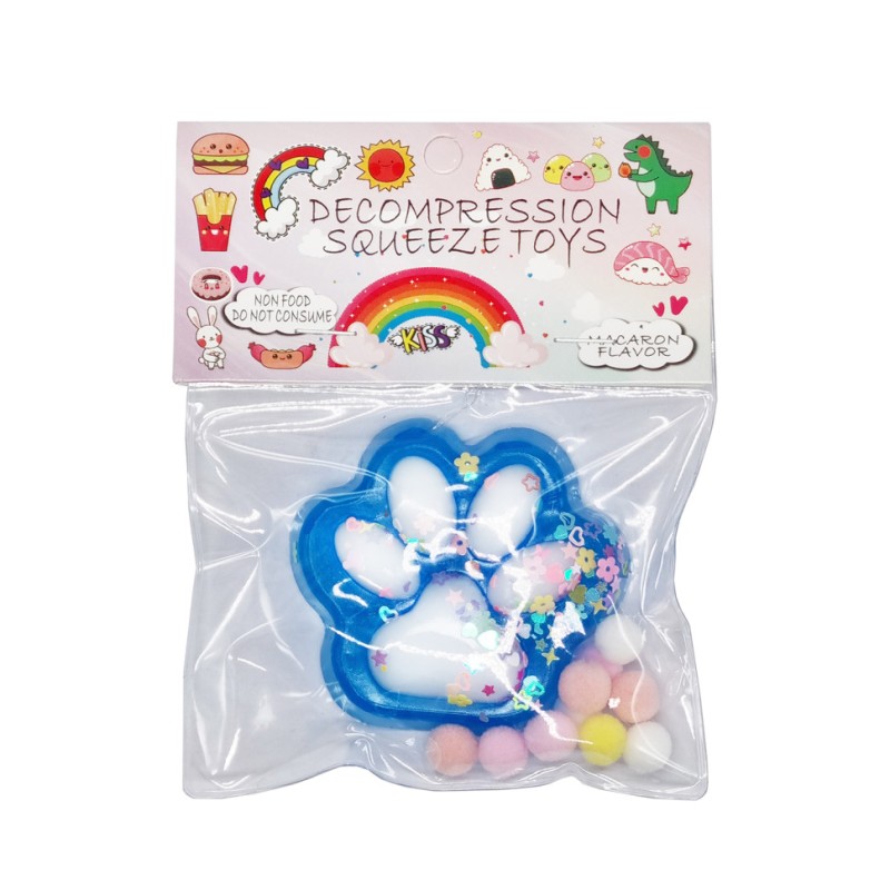 Антистрес Сквіш "М'які котячі лапки" Bambi SKL-102(Blue)