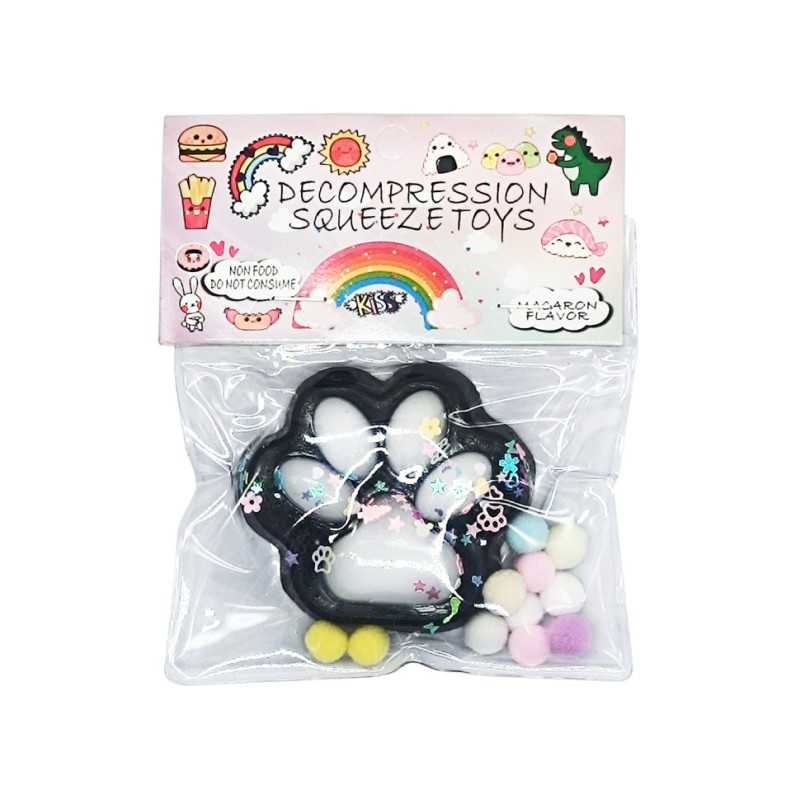 Антистрес Сквіш "М'які котячі лапки" Bambi SKL-102(Black)