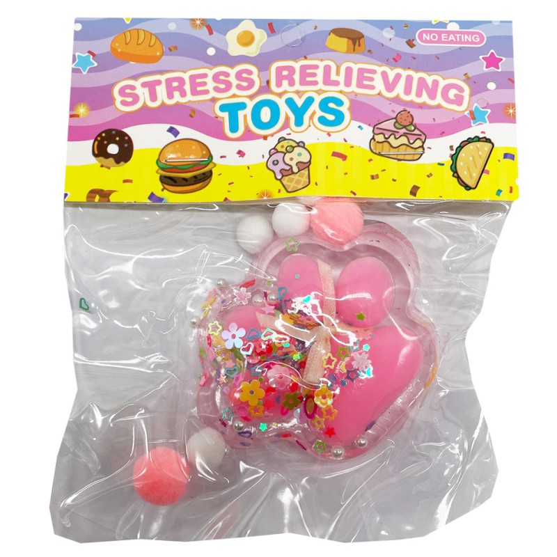 Антистрес Сквіш "М'які котячі лапки" ZB-412(Pink) рожевий 7 см