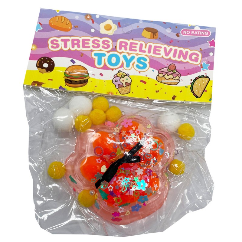 Антистрес Сквіш "М'які котячі лапки" ZB-412(Orange) помаранчевий 7 см