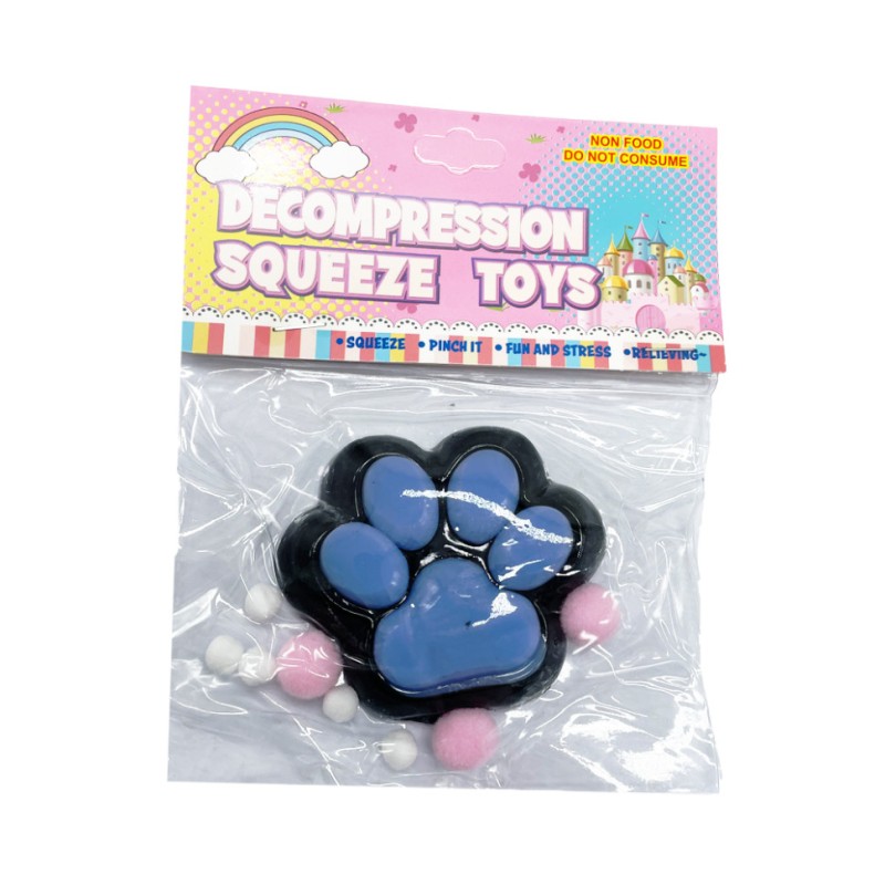 Антистрес Сквіш "М'які котячі лапки" ZB-391(Light-Blue) блакитний 7 см