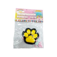 Антистрес Сквіш "М'які котячі лапки" ZB-391(Yellow) жовтий 7 см