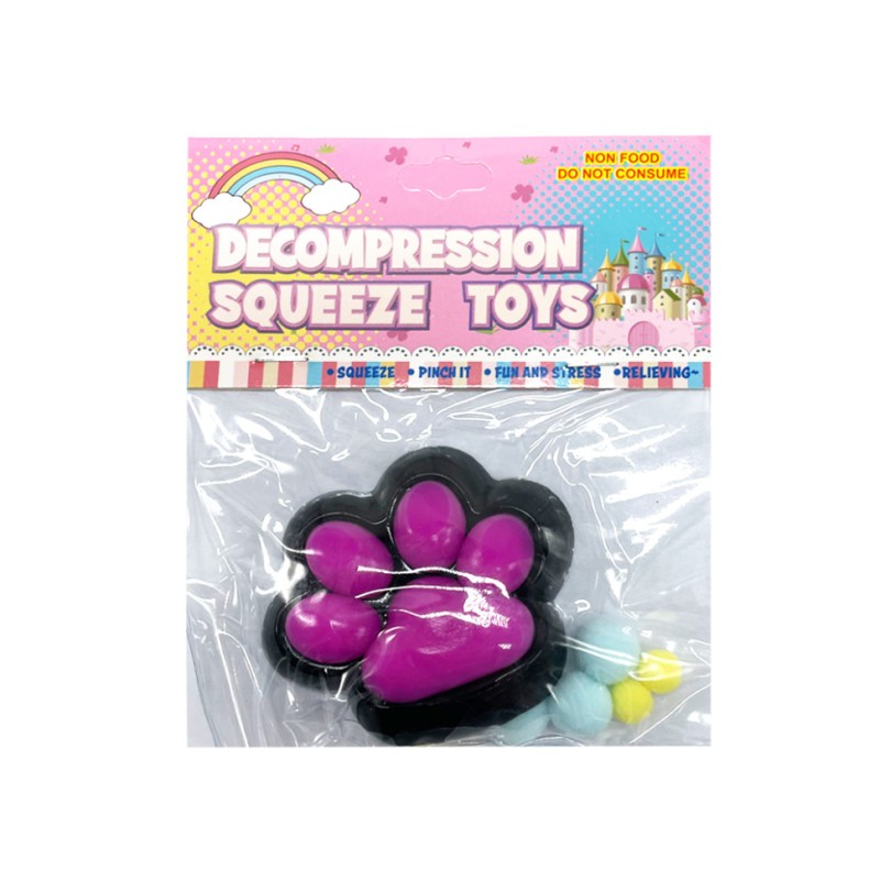 Антистрес Сквіш "М'які котячі лапки" ZB-391(Violet) фіолетовий 7 см