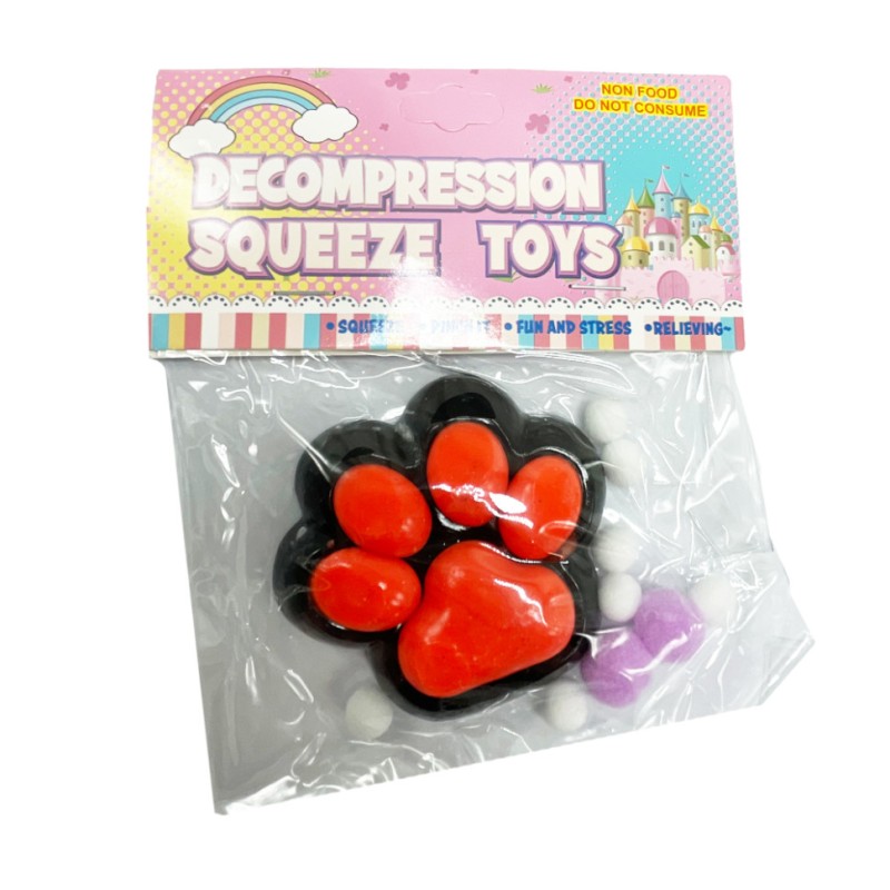 Антистрес Сквіш "М'які котячі лапки" ZB-391(Orange) помаранчевий 7 см