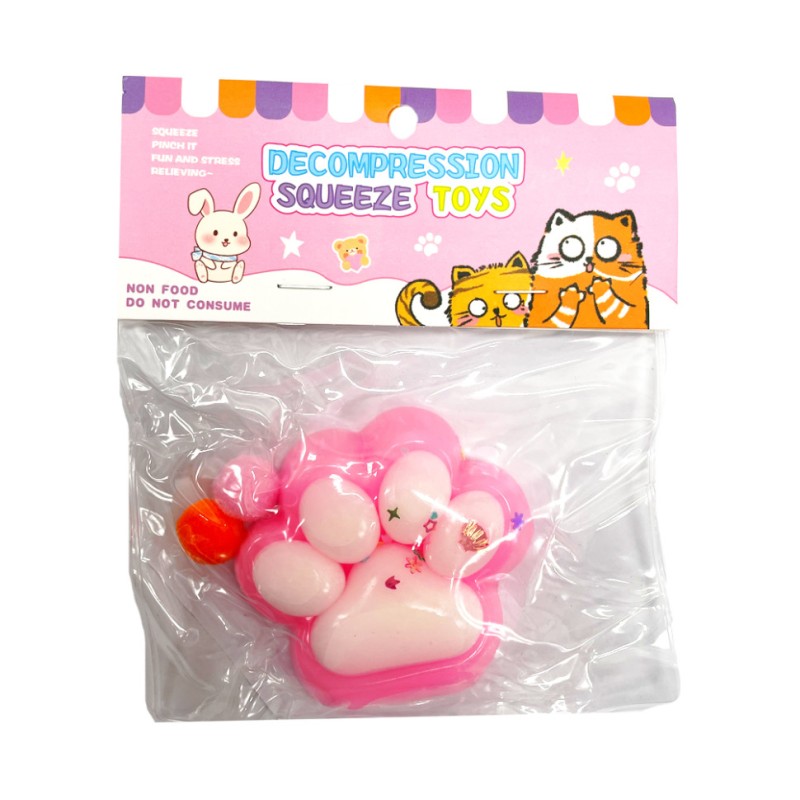 Антистрес Сквіш "М'які котячі лапки" ZB-413(Pink) рожевий 7 см