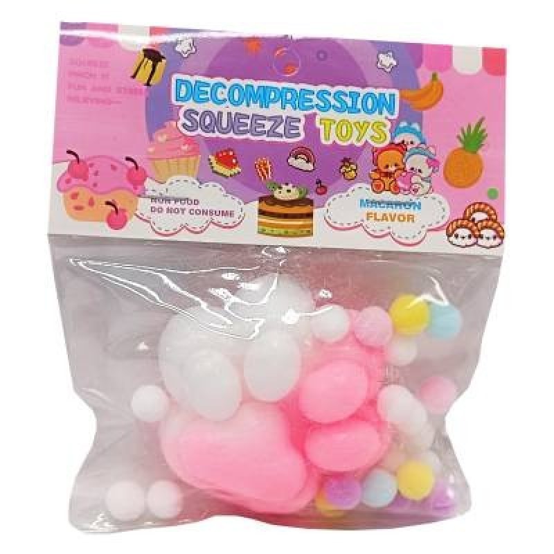 Антистрес Сквіш "М'які котячі лапки" SKL-105(Pink)