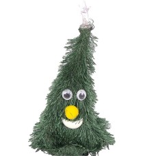 Игрушка механическая "Елка" СХ-8, музыка, танец, зеленого цвета