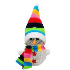 Ночник новогодний "Снеговичок" СХ-4-8-2 LED 15 см, разноцветный