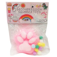 Антистресс Сквиш "Мягкие кошачьи лапки" SKL-105(White-Pink)