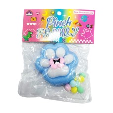 Антистресс Сквиш "Мягкие лапки Kuromi" SKC-805 (Blue) с ворсом, синий 7 см