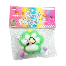 Антистресс Сквиш "Мягкие лапки Kuromi" SKC-805 (Green) с ворсом, зеленый 7 см