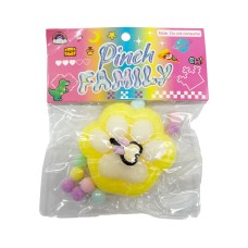 Антистресс Сквиш "Мягкие лапки Kuromi" SKC-805 (Lime) с ворсом, лайм 7 см