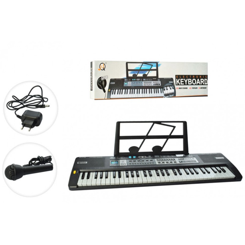 Синтезатор з мікрофоном MQ6180, 61 клавіша