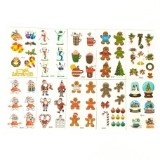 Набор детских временных тату "Рождество и Новый год №5" tattoo-mini-set-cmas-10-5
